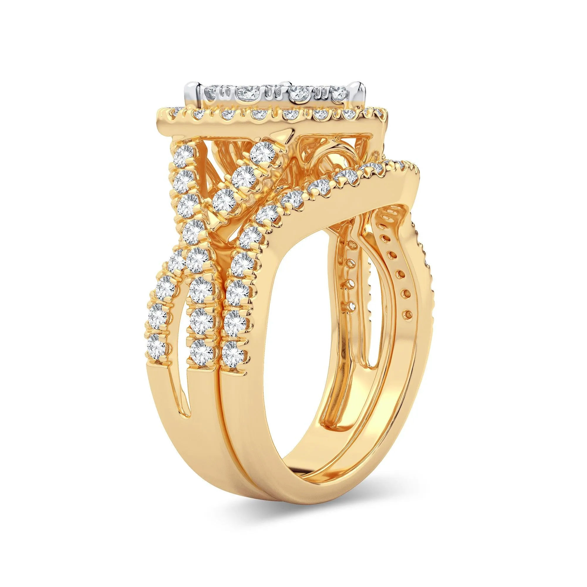 14K 2.00CT Diamond Bridal Ring