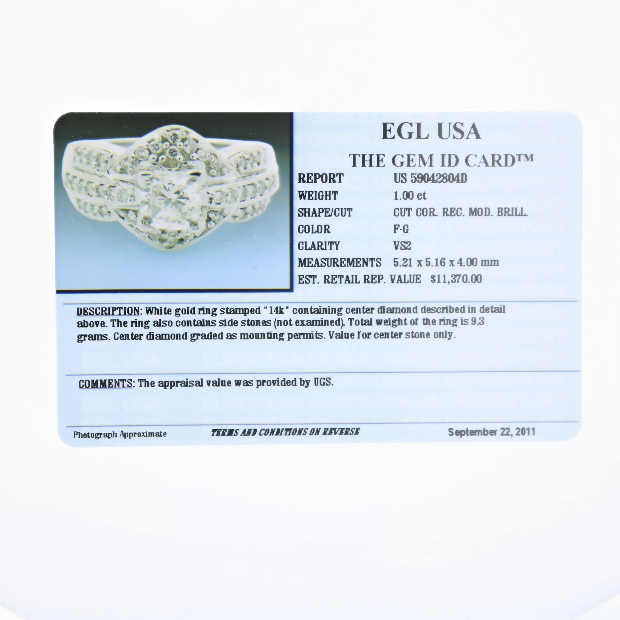 1.58 cttw Diamond Engagement Bridal Ring Set in 14K White Gold
