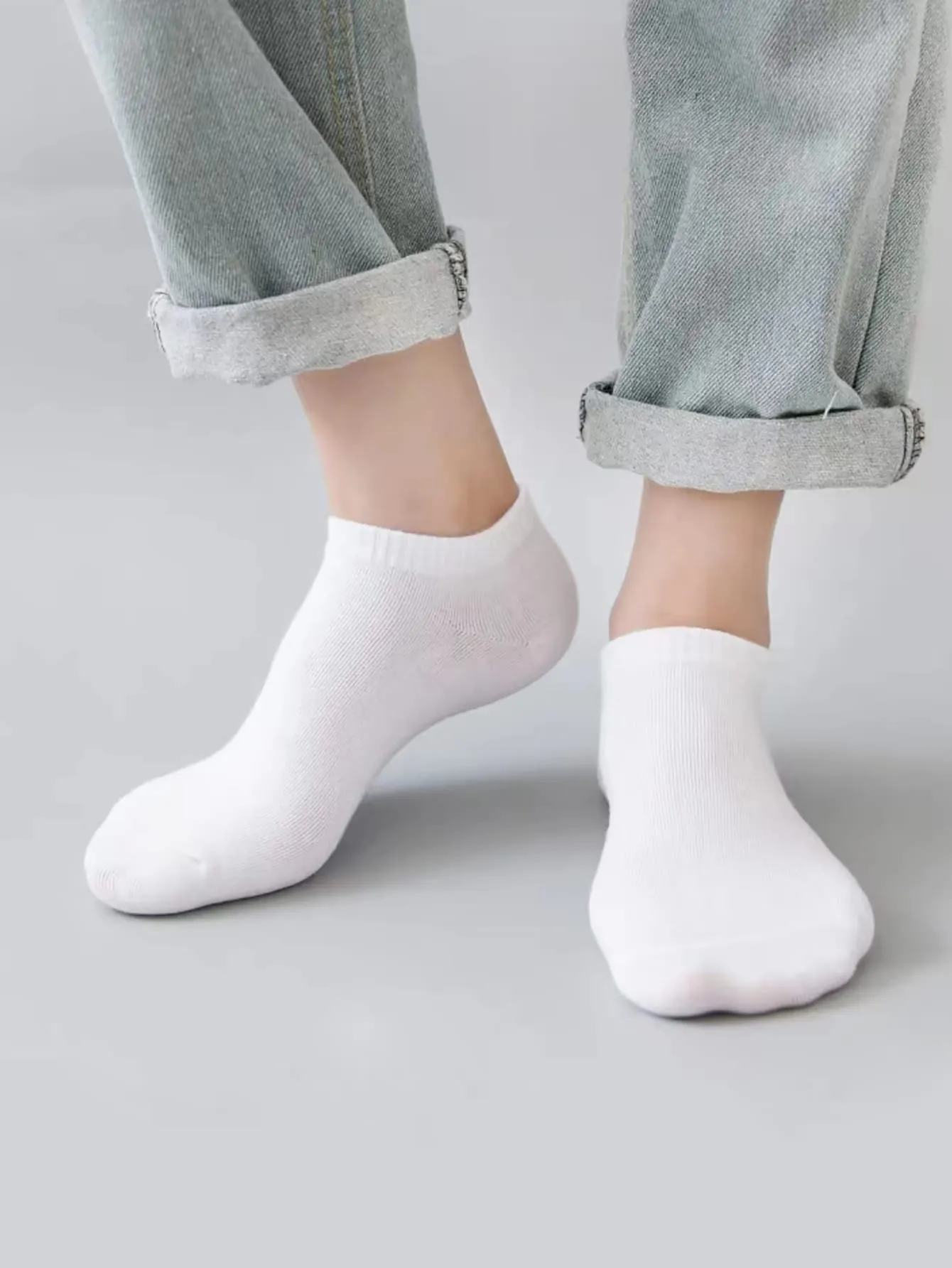 6pairs Solid Ankle Socks - Multicolor