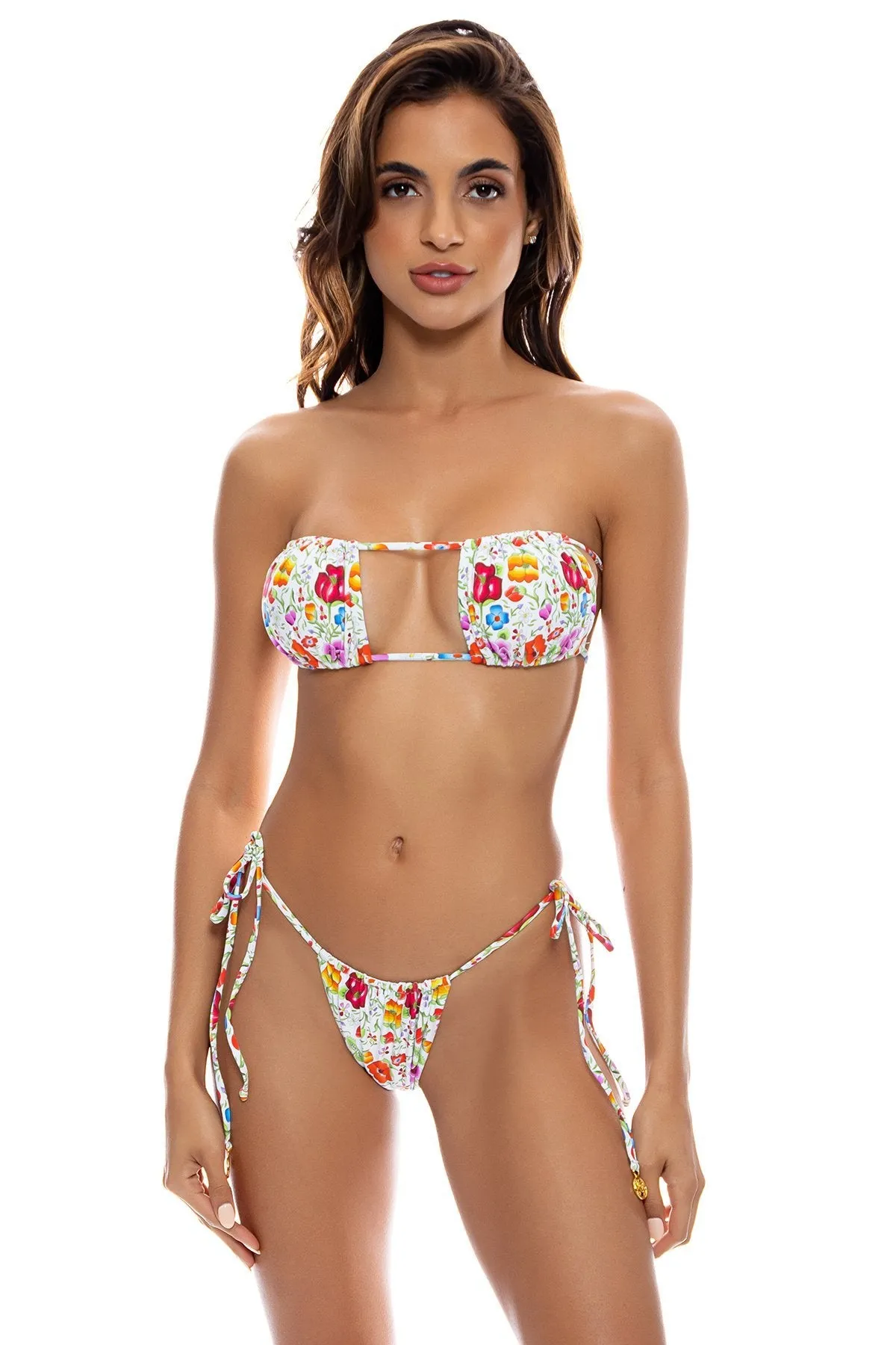 AMOR Y PLAYA - Multiway Scrunched Cup Bandeau