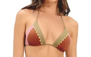 Block Tri-Block Tie Side Bikini ::RET