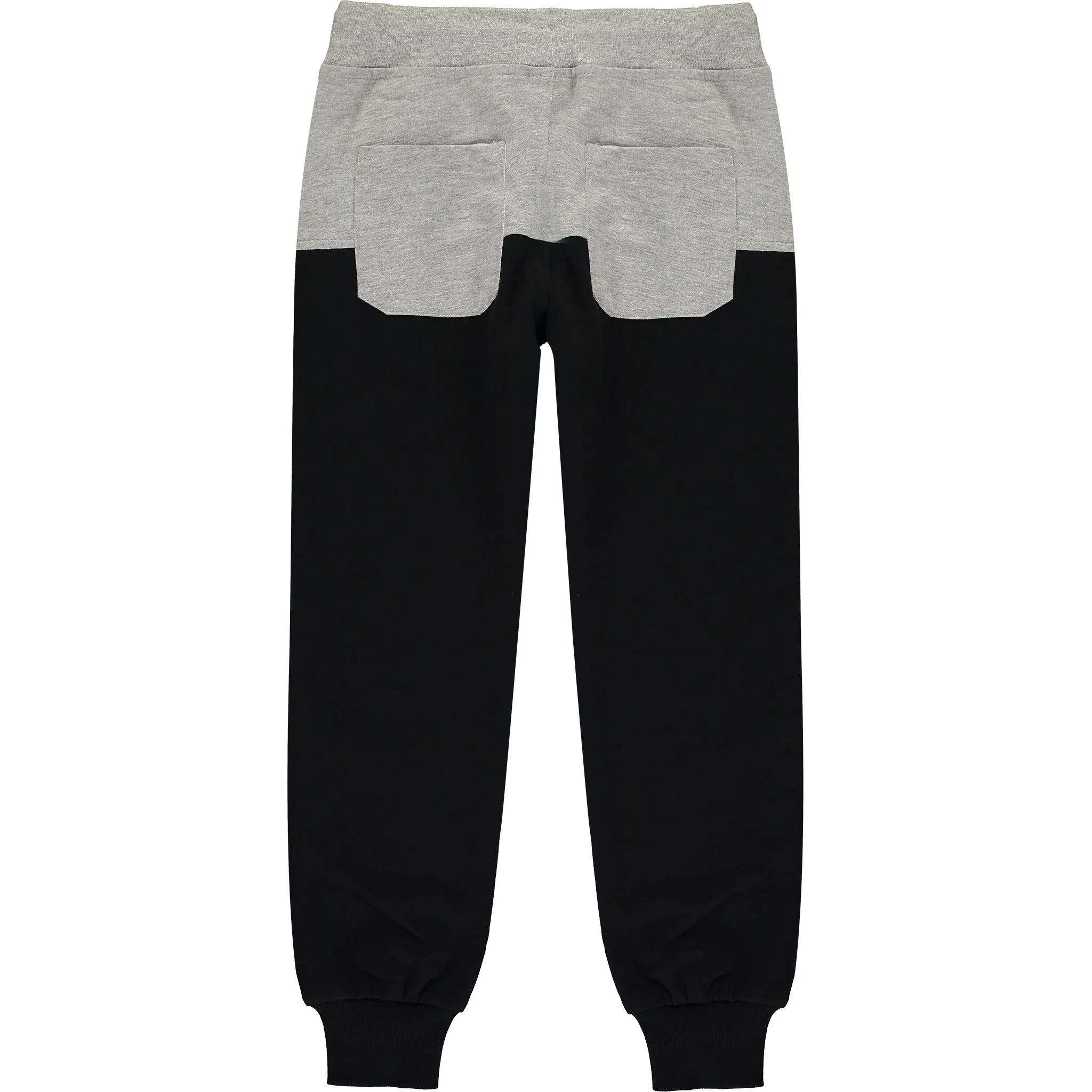 Boys Navy Blue Cotton Joggers
