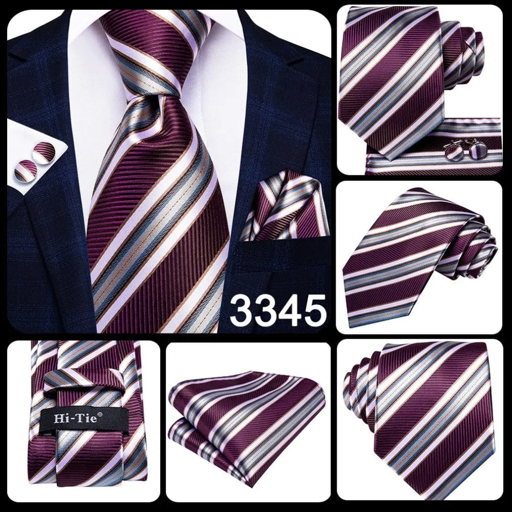 ContiNent 33 Blue Business Solid 100% Silk Men NeckTie 8.5cm Ties for Men Formal Luxury Wedding High Quality Gravata