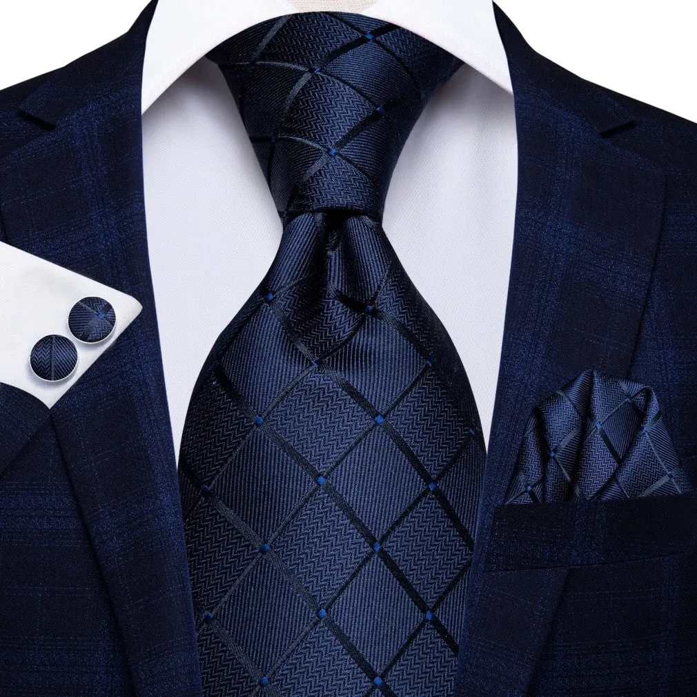 ContiNent 33 Blue Business Solid 100% Silk Men NeckTie 8.5cm Ties for Men Formal Luxury Wedding High Quality Gravata