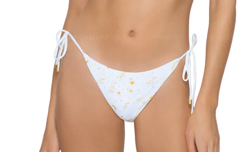 Embroidered Tri-Embroidered Tie Bikini