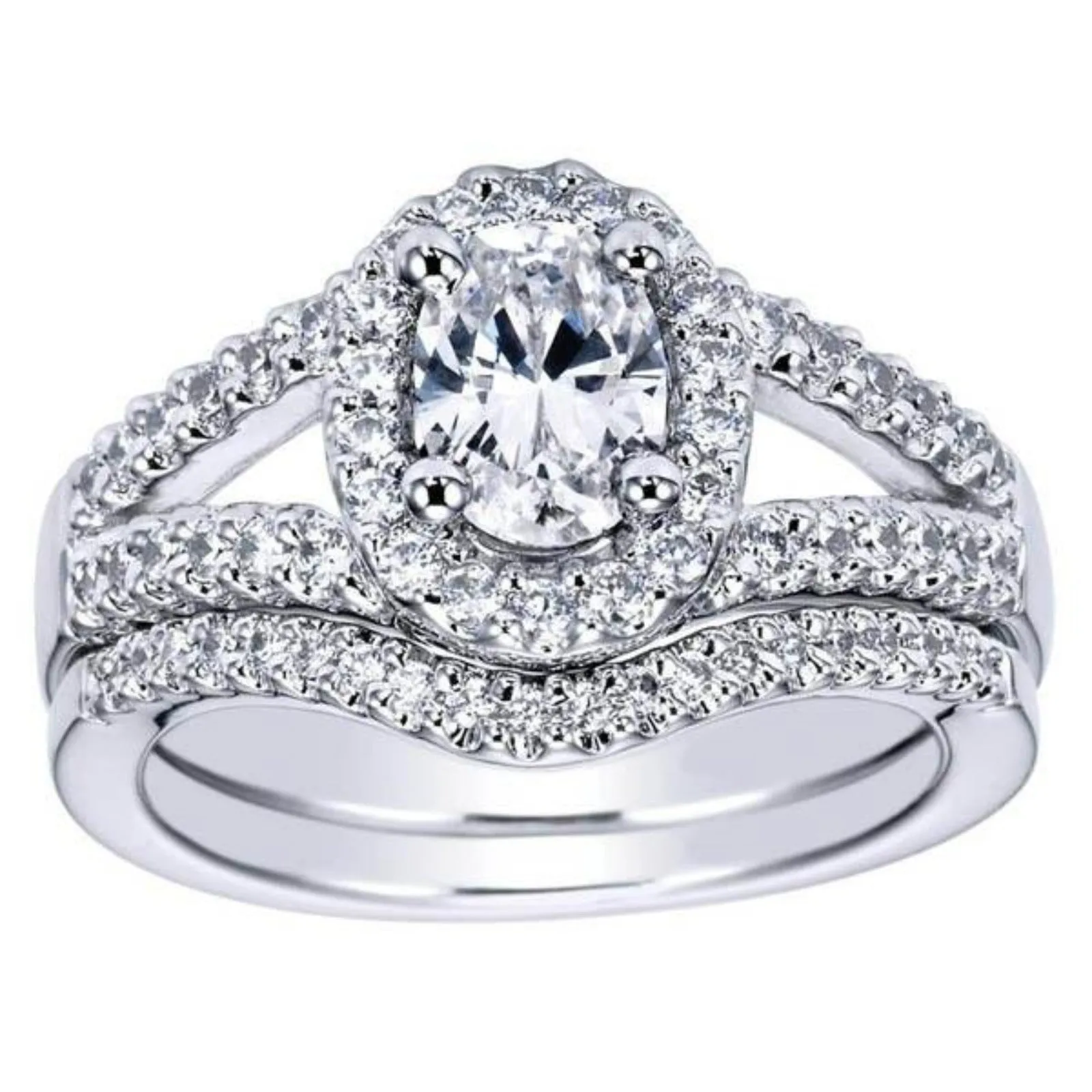 Gabriel & Co. Vita Prong Set Diamond Wedding Band