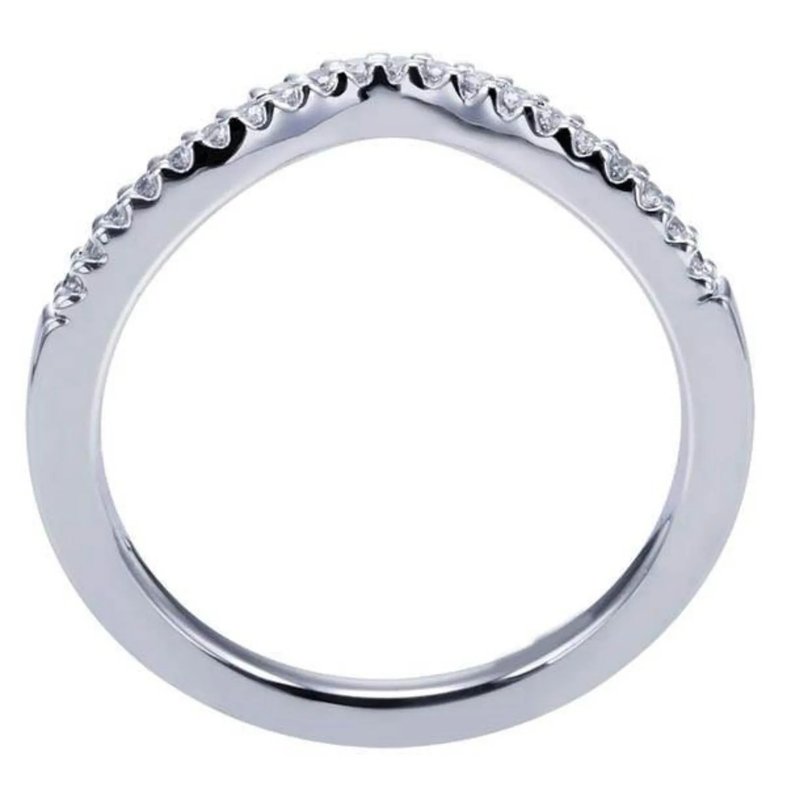 Gabriel & Co. Vita Prong Set Diamond Wedding Band