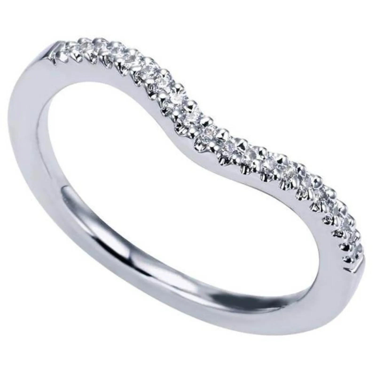 Gabriel & Co. Vita Prong Set Diamond Wedding Band