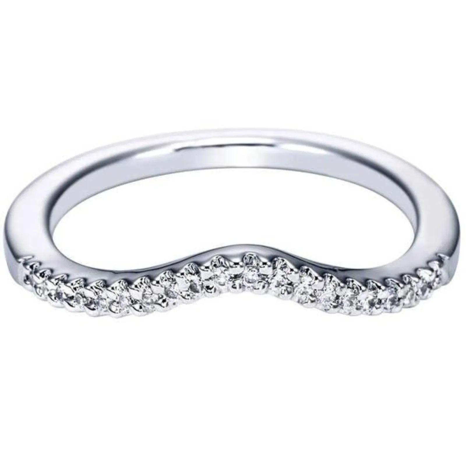 Gabriel & Co. Vita Prong Set Diamond Wedding Band