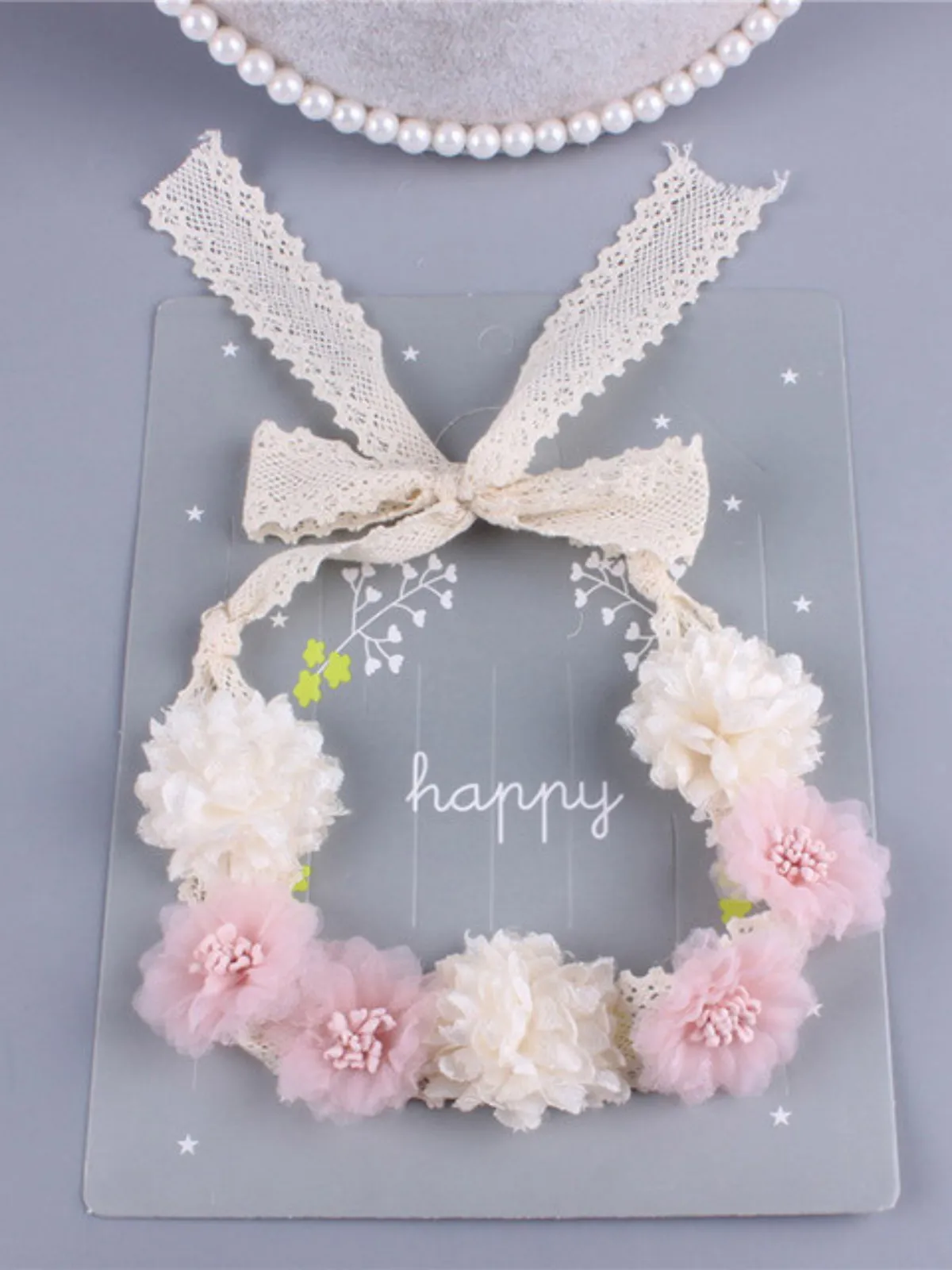 Happiest Moment Baby Flower Headband
