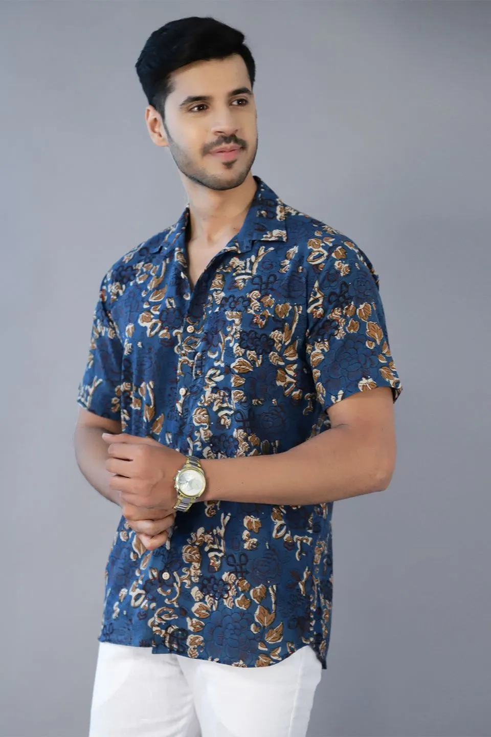 Jaipur 100 Cotton Multicolored Shirt