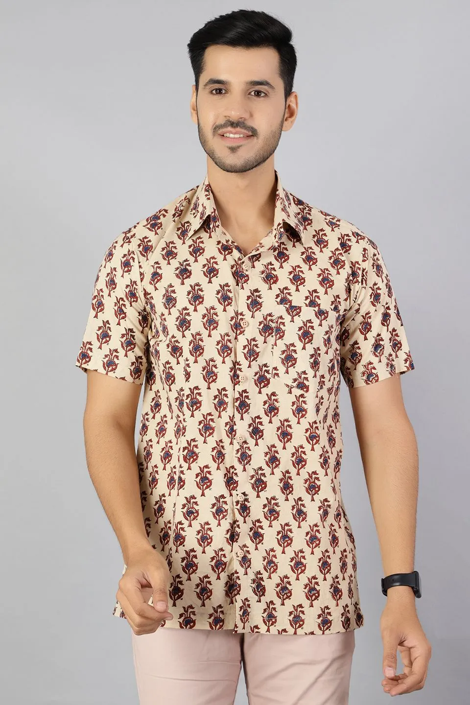 Jaipur 100% Cotton Multicolored Shirt