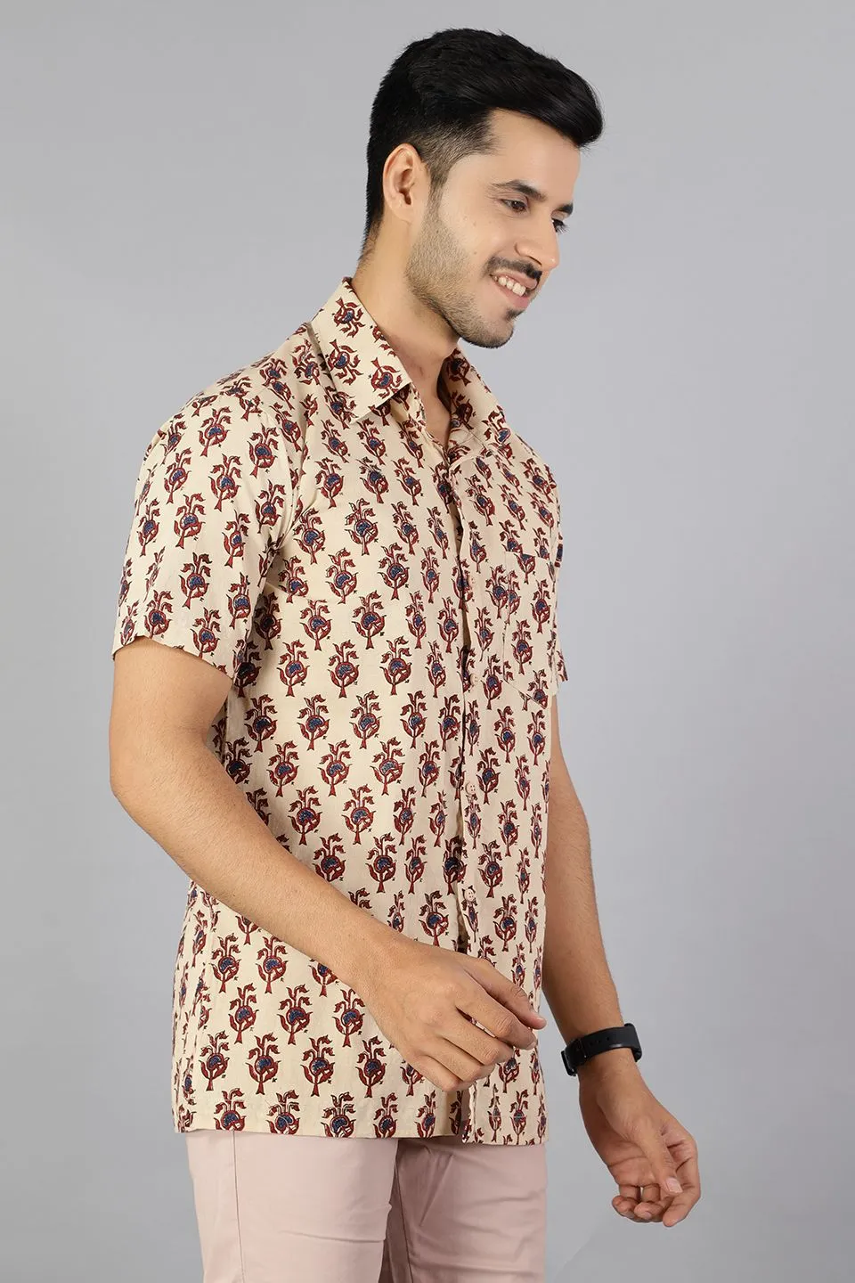 Jaipur 100% Cotton Multicolored Shirt