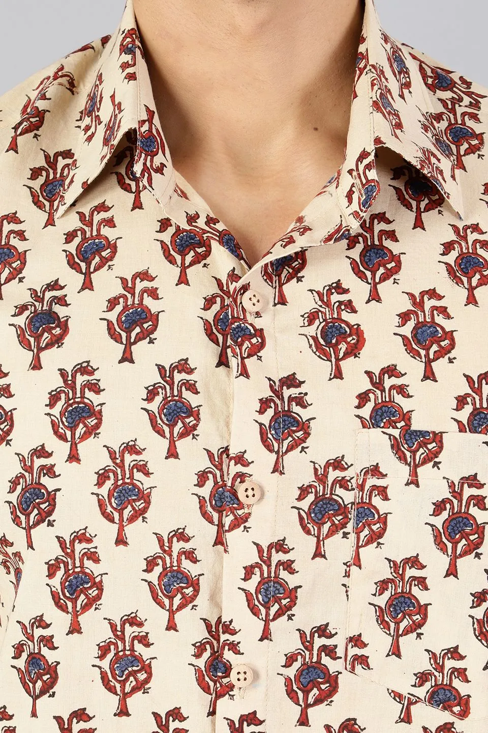 Jaipur 100% Cotton Multicolored Shirt