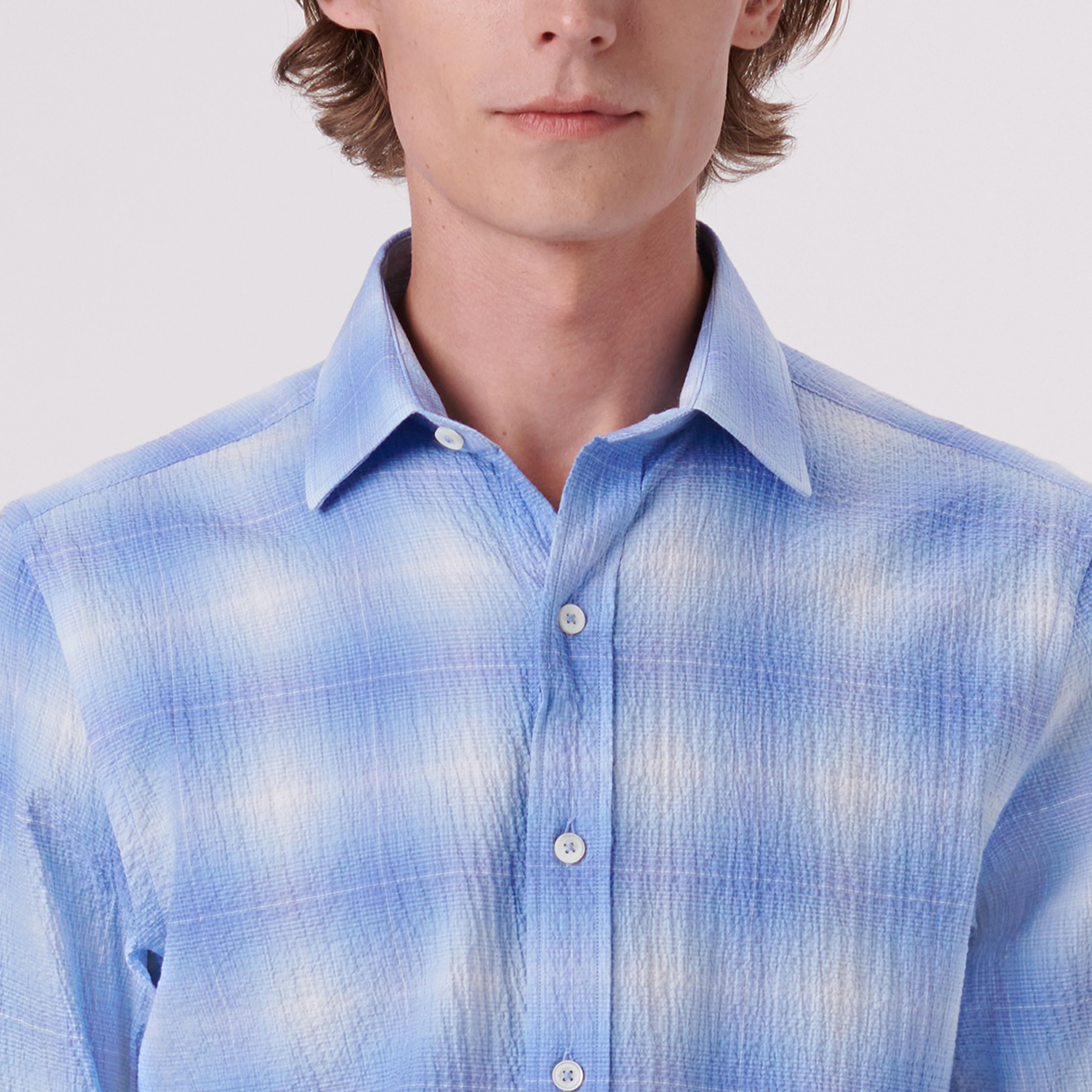 Julian Windowpane Check Shirt