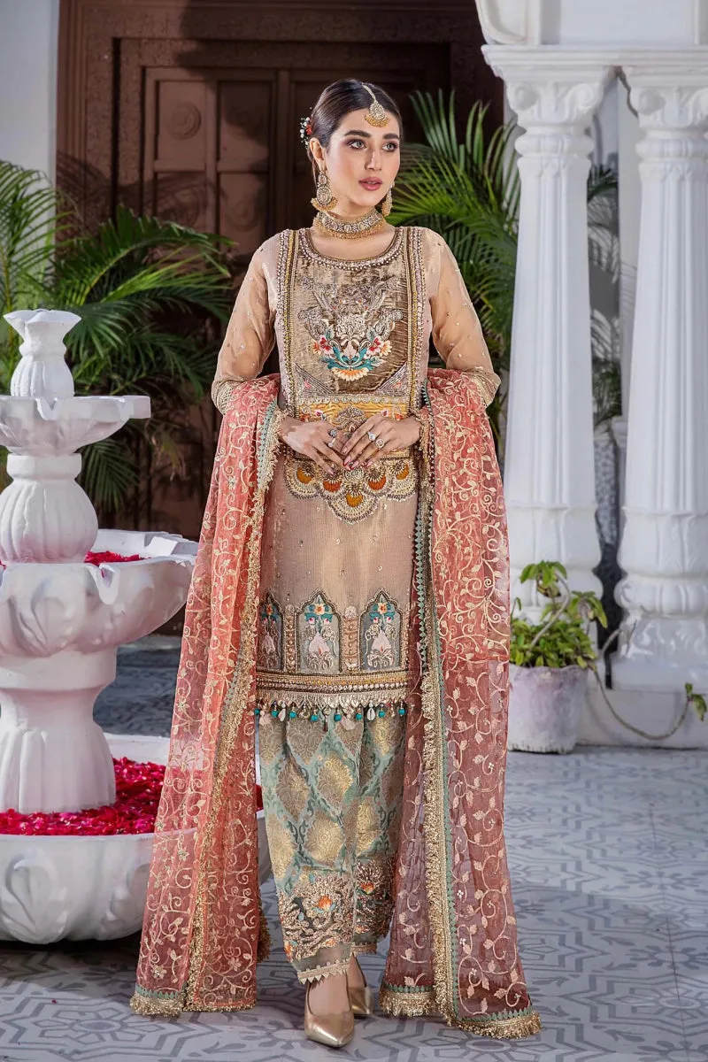 Khuda Baksh - P-212 - 3 Piece Ready to Wear Suit