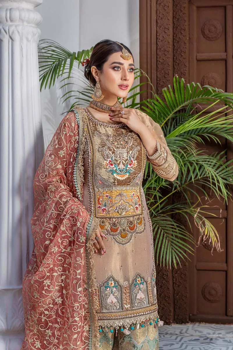 Khuda Baksh - P-212 - 3 Piece Ready to Wear Suit