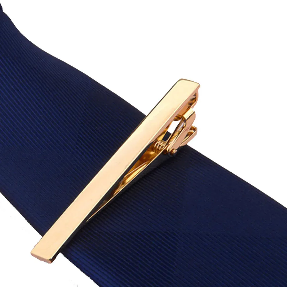 Men Metal Alloy Tie Clip Clamp Necktie Bar Clasp Wedding Bridegroom Business Fashion Formal Gifts