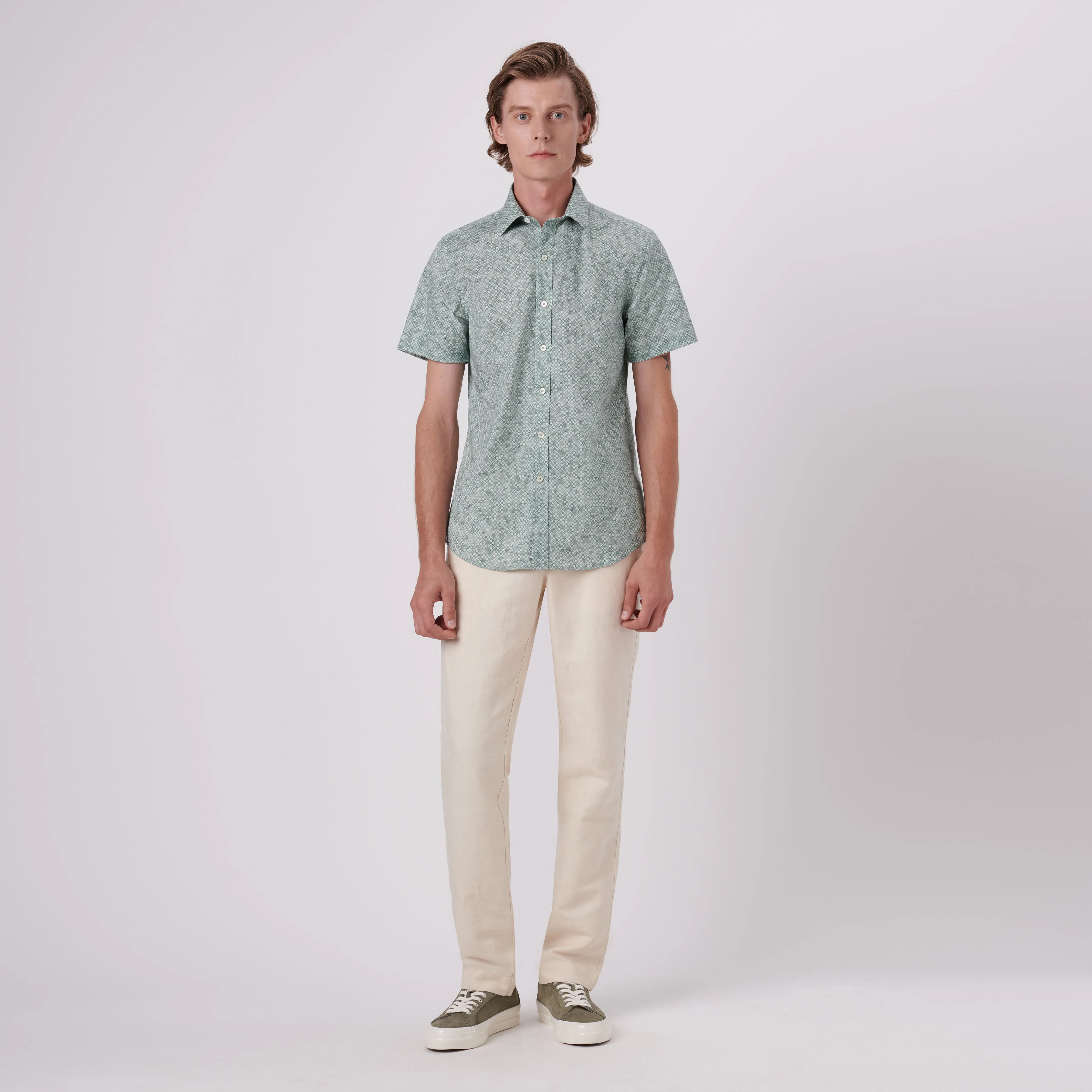 Orson Geometric Print Short Sleeve Shirt