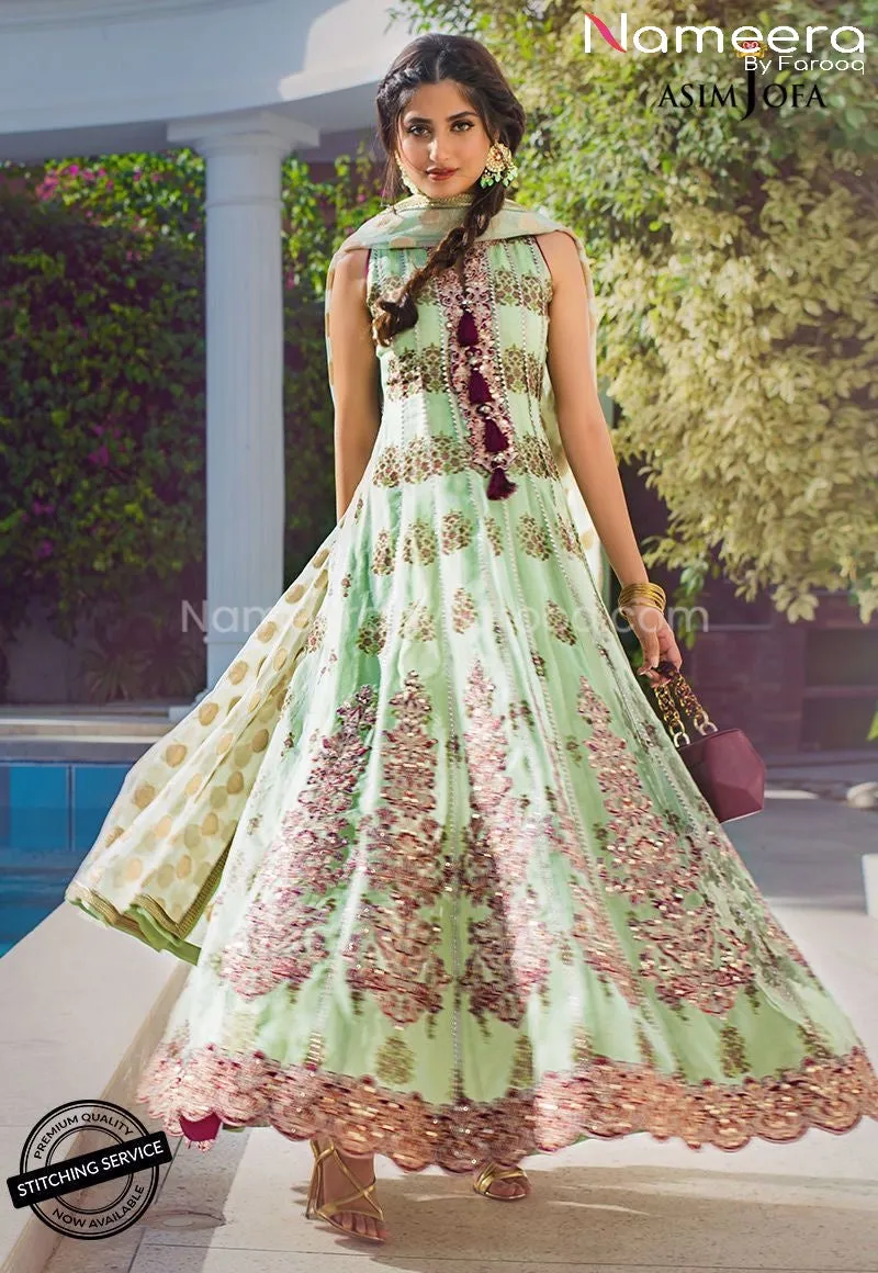 Pakistani Frock Dress for Wedding Party Online #BP166
