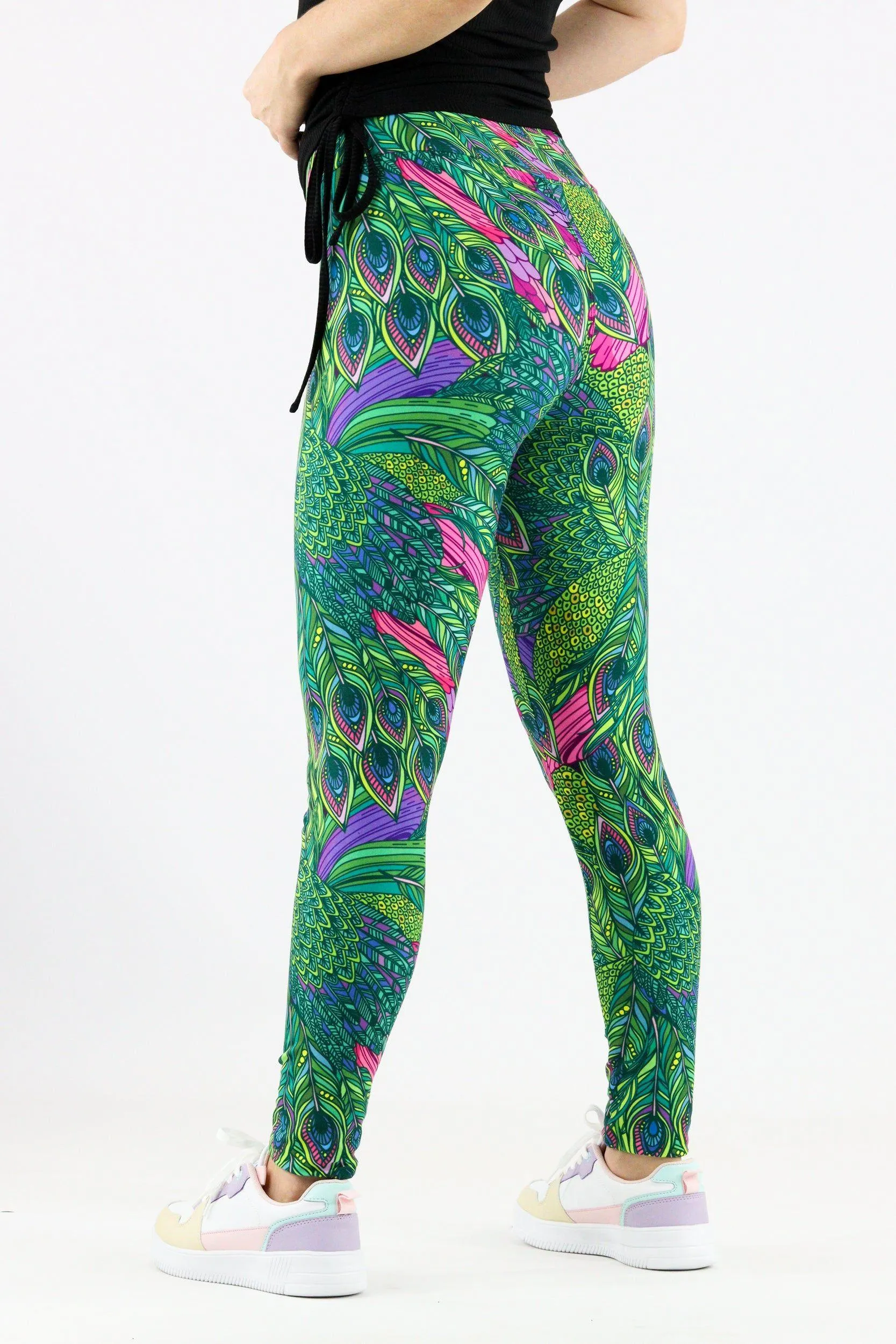 Peacock Vaunt - Casual Full Leggings