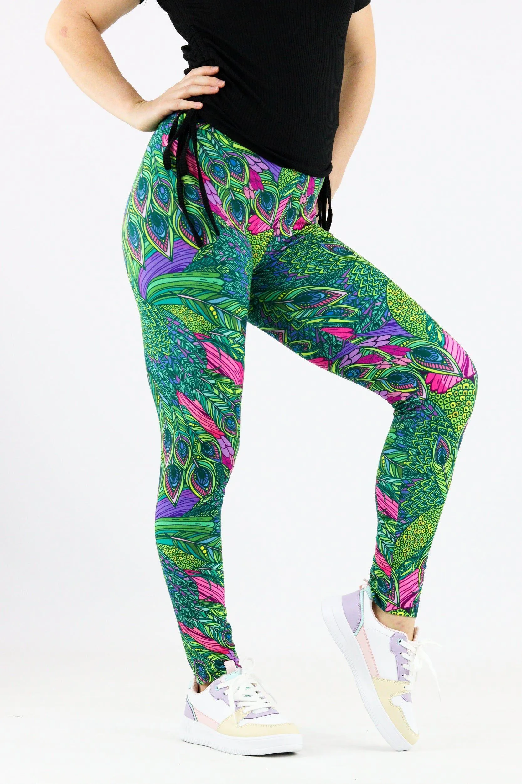 Peacock Vaunt - Casual Full Leggings