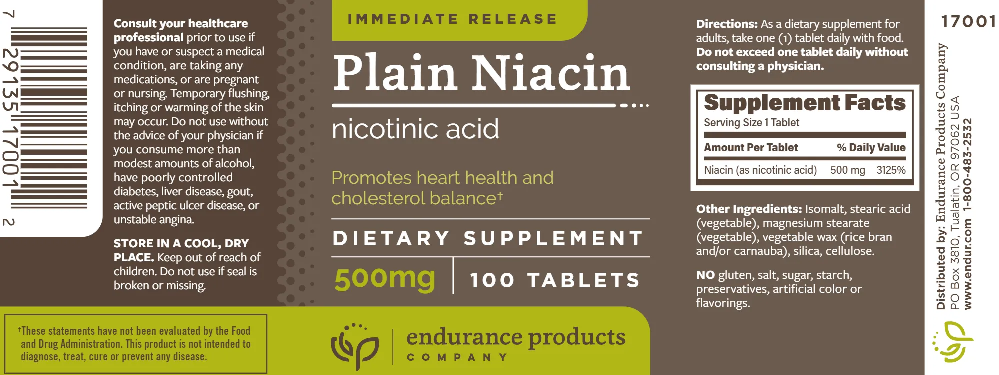 Plain Niacin IR