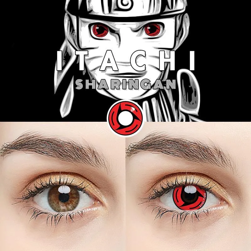 Pollyeye Sharingan Itachi Colored Contact Lenses