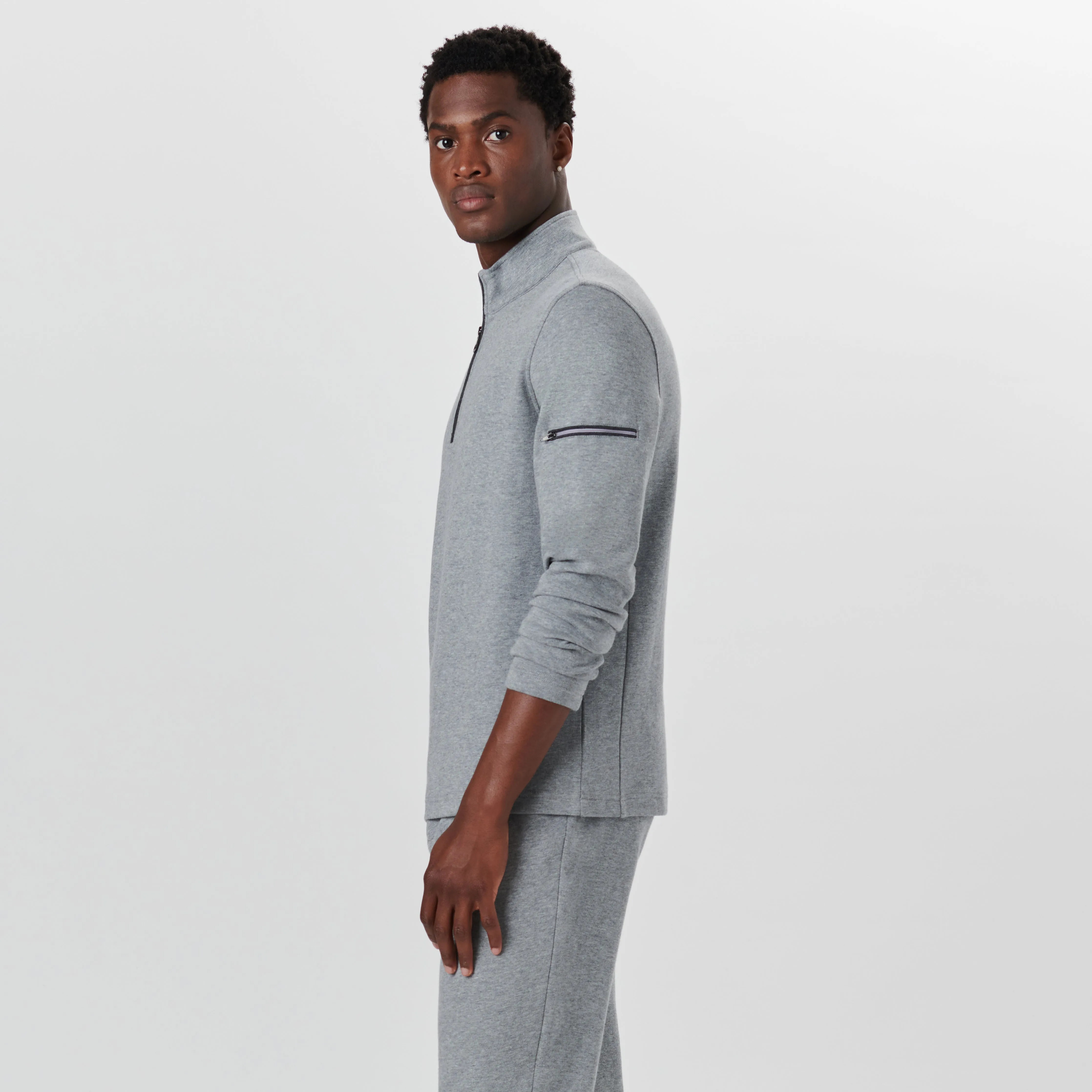 Quarter Zip Pullover Sweatshirt