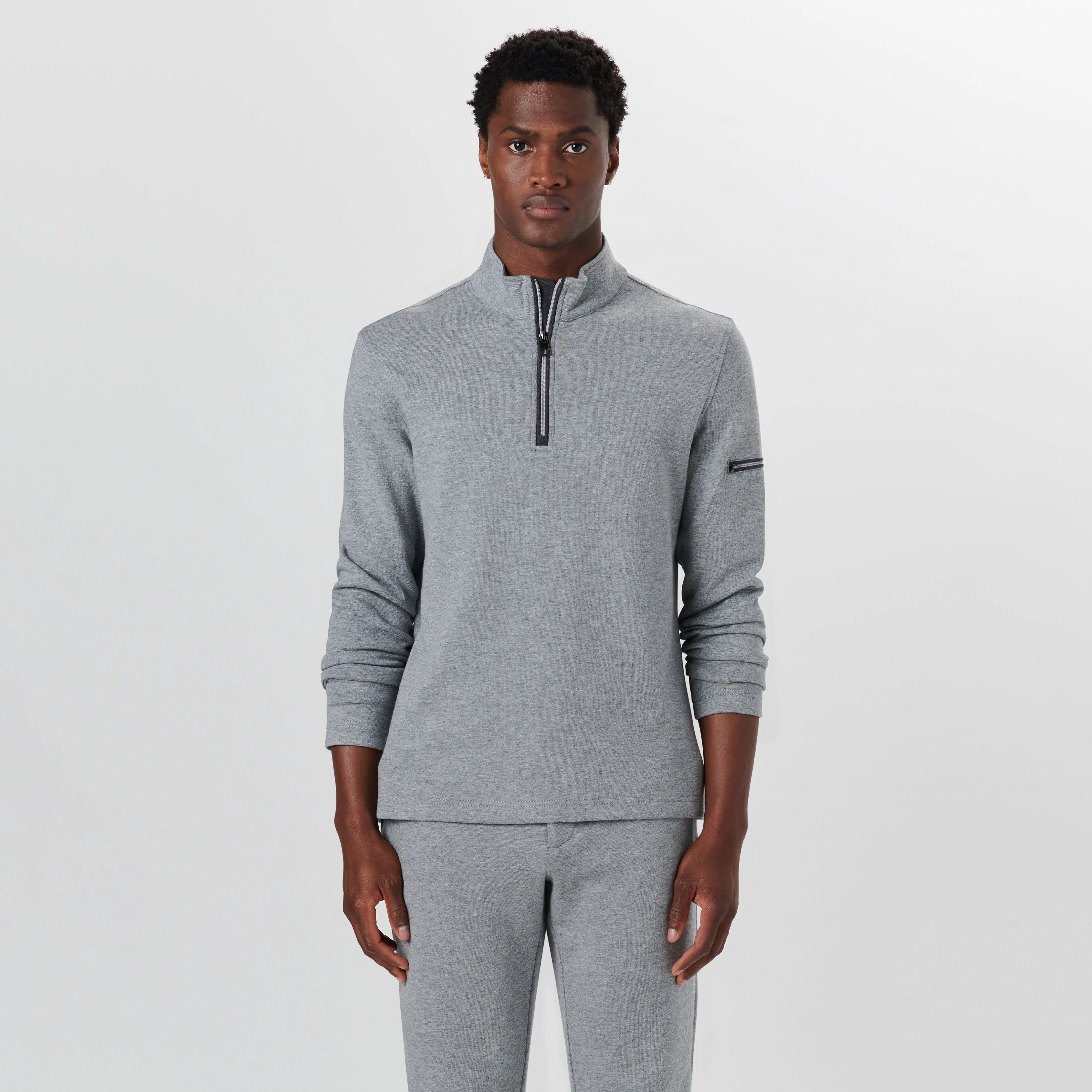 Quarter Zip Pullover Sweatshirt