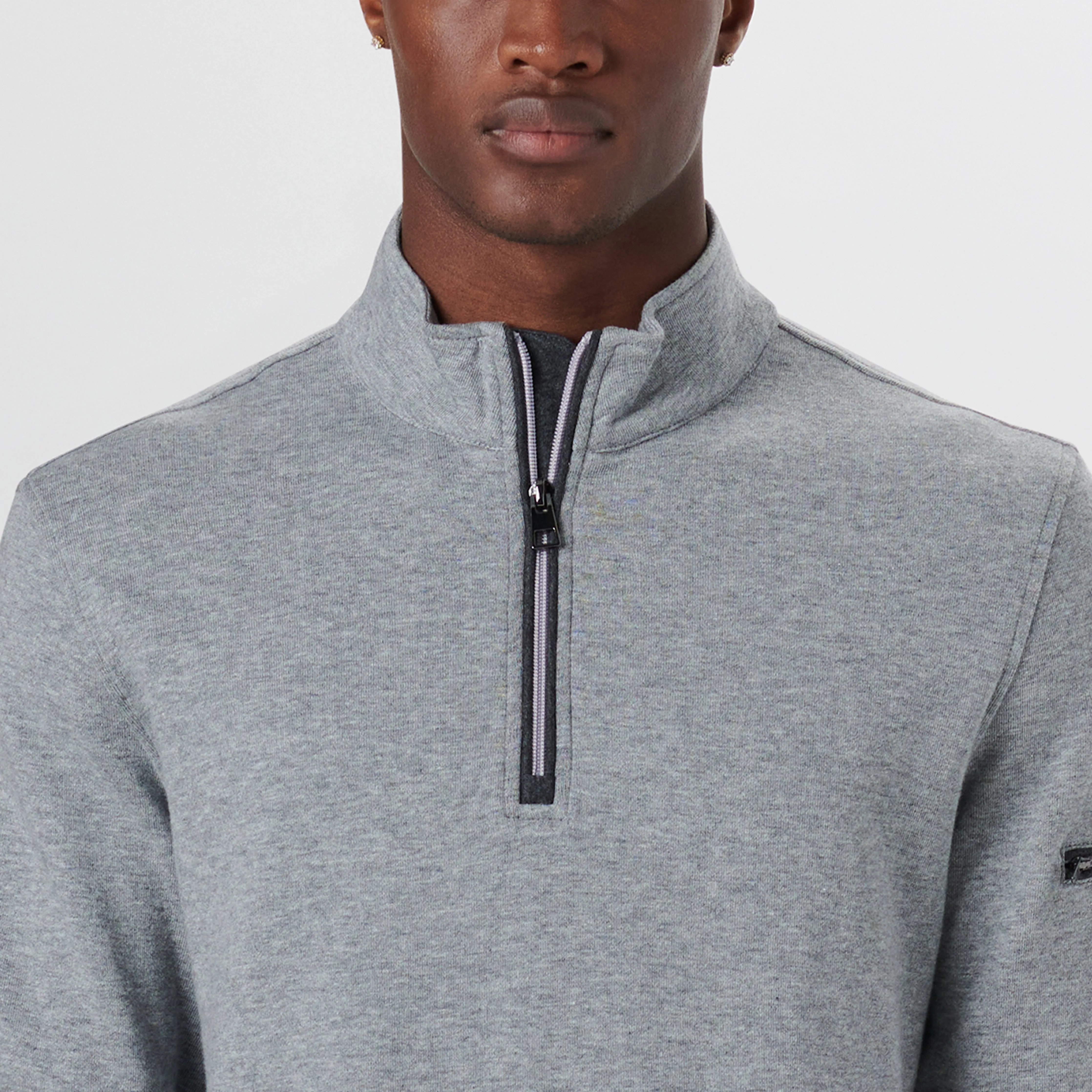 Quarter Zip Pullover Sweatshirt