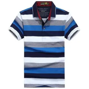 Summer Stripes Casual Cotton Golf Shirt