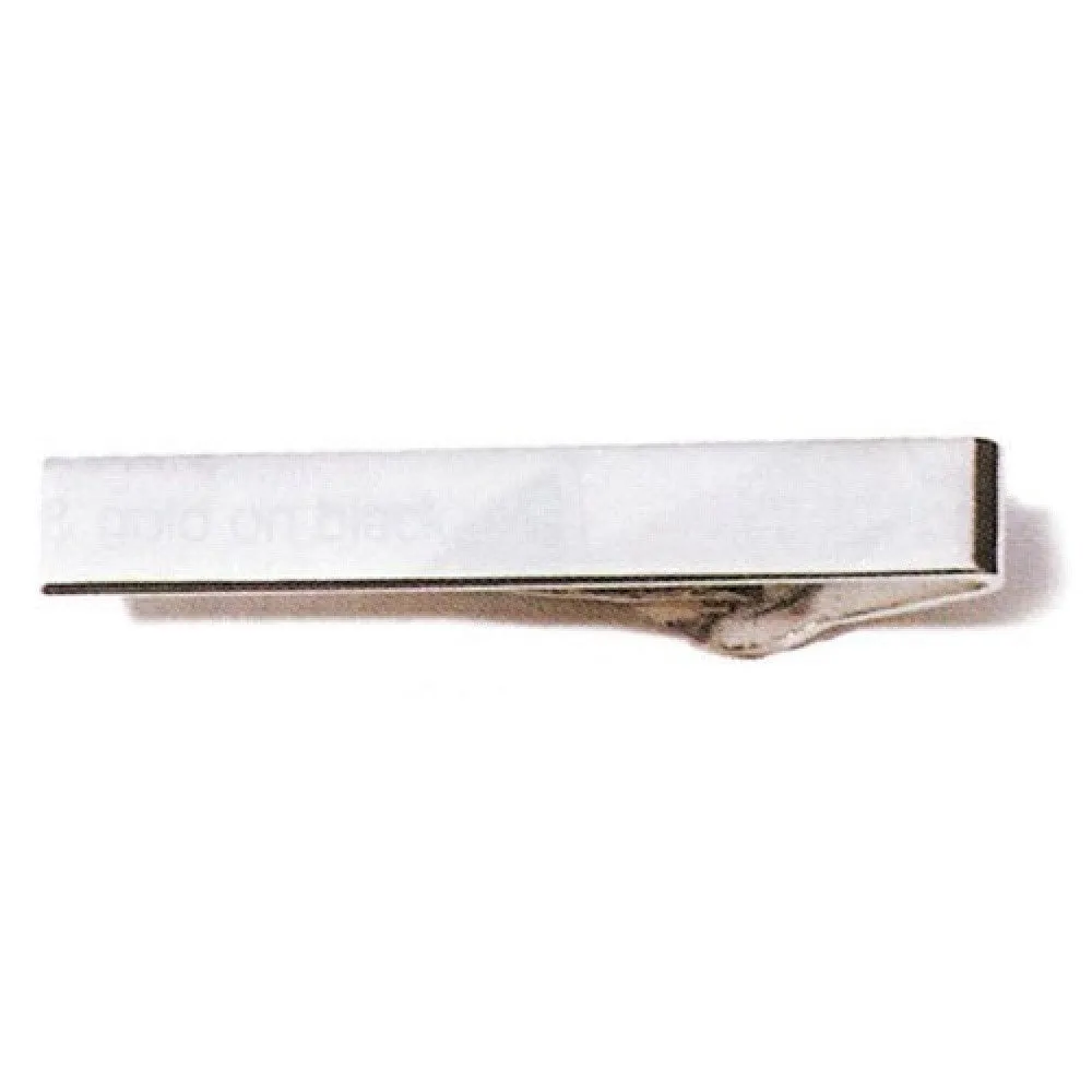 Tactical 365 5/16" Wide Plain Finish Tie Clip - Nickel