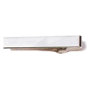 Tactical 365 5/16" Wide Plain Finish Tie Clip - Nickel