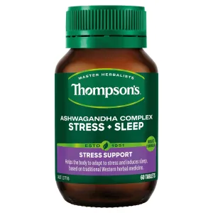 Thompson's Ashwagandha Complex Stress   Sleep 60 Tablets