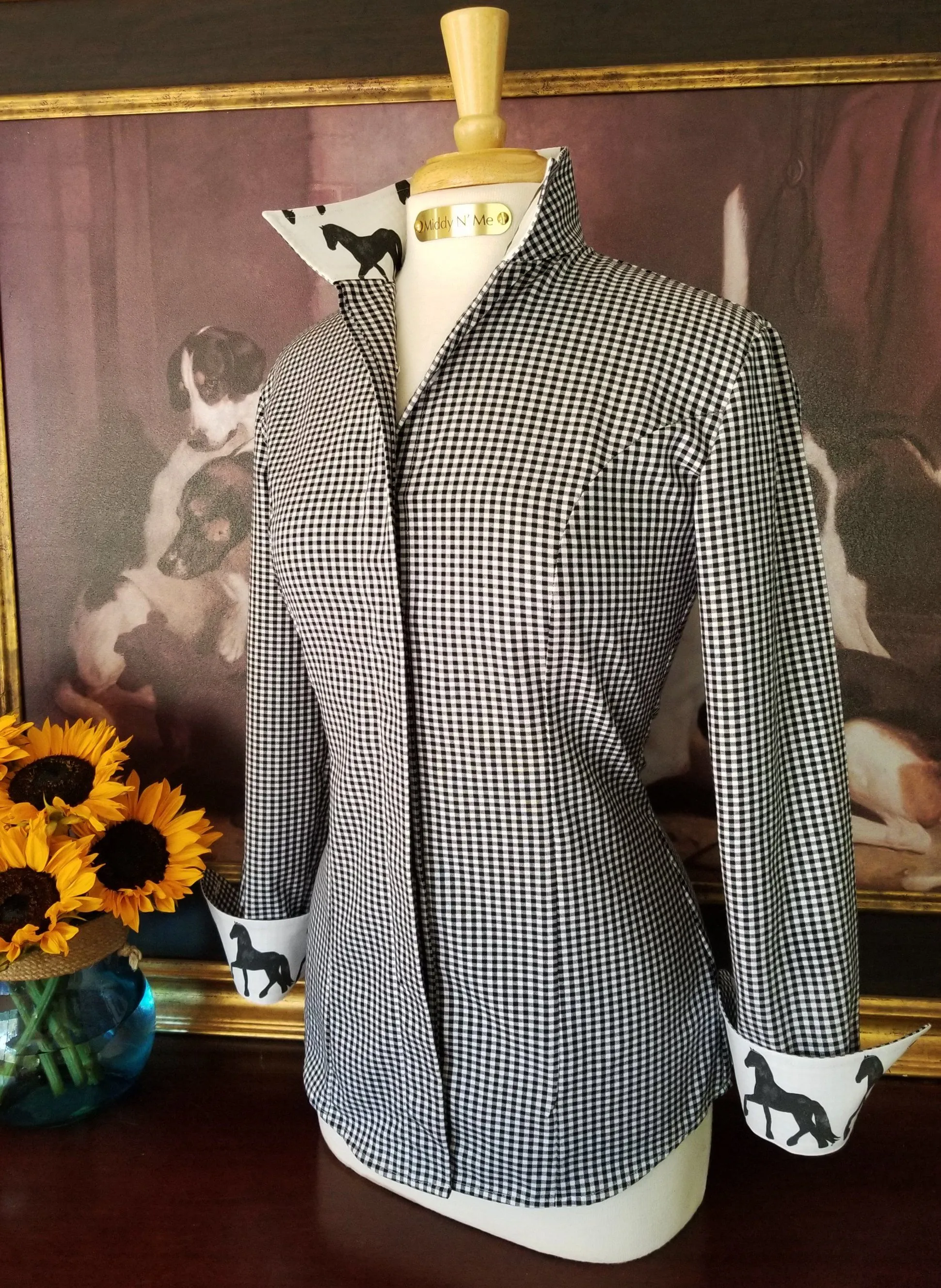 TSJESSE SHIRT IN BLACK GINGHAM