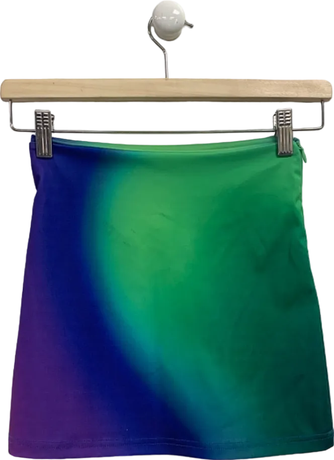 WMNS Multicolour Gradient Patterned Skirt UK XS/S